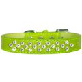 Pet Pal Sprinkles Clear Jewel Croc Dog CollarLime Green Size 16 PE833645